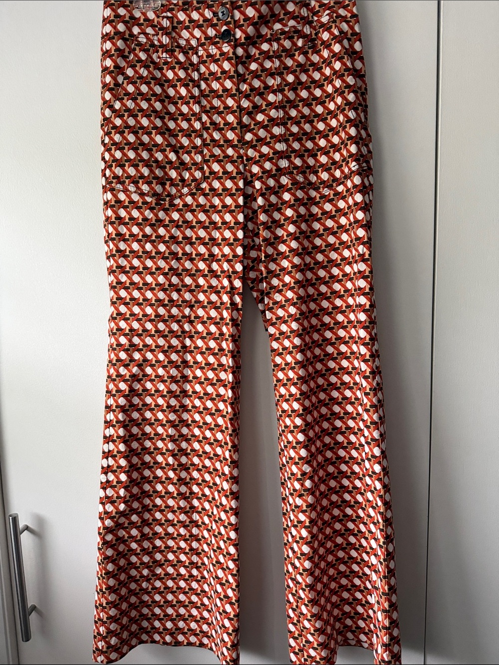The Naomi Ponte Wide-Leg Flare Pants by Maeve - Picture 2 of 6
